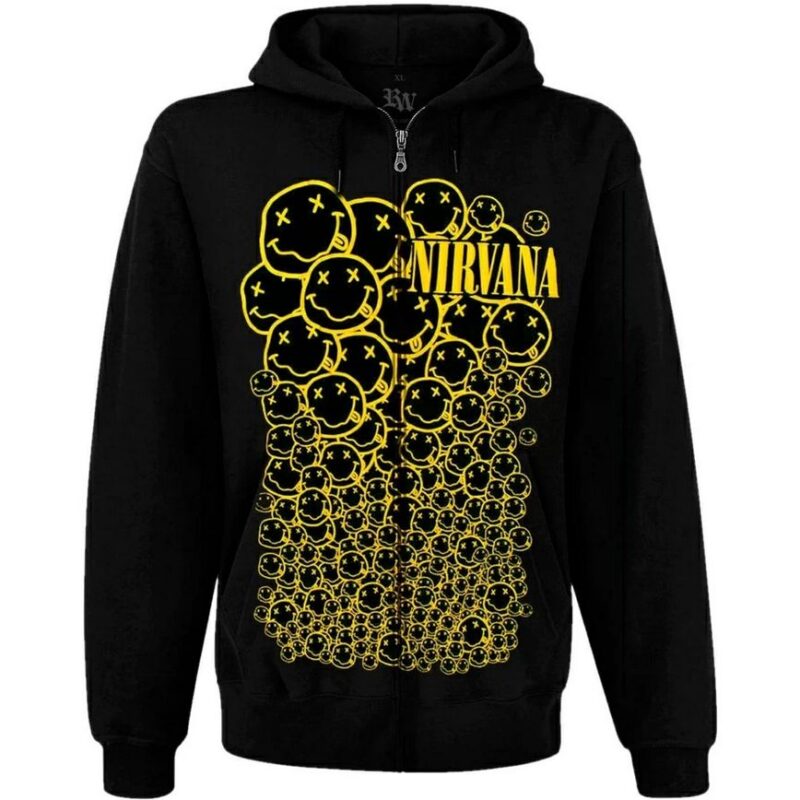 Толстовка Nirvana. Smiley 03