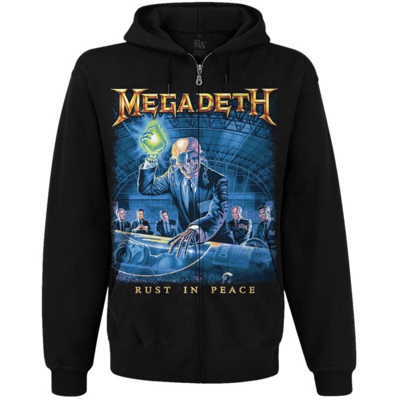 Толстовка Megadeth. Rust In Peace
